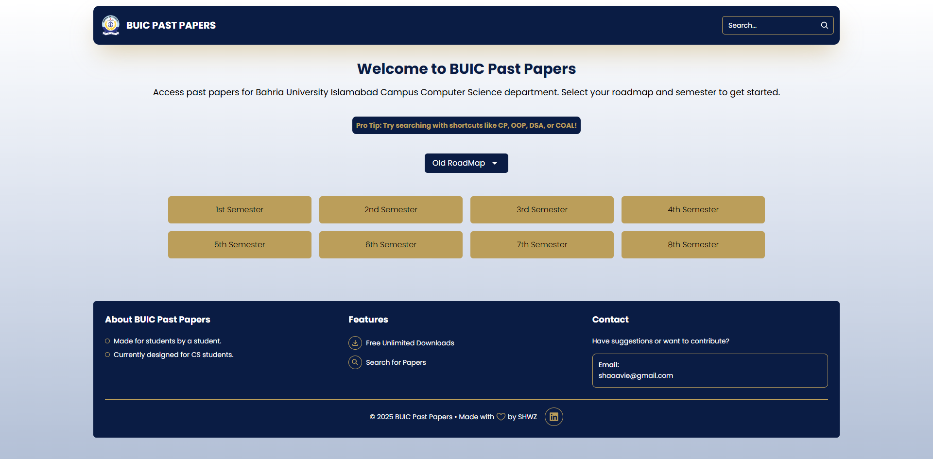 BUIC - Past Papers